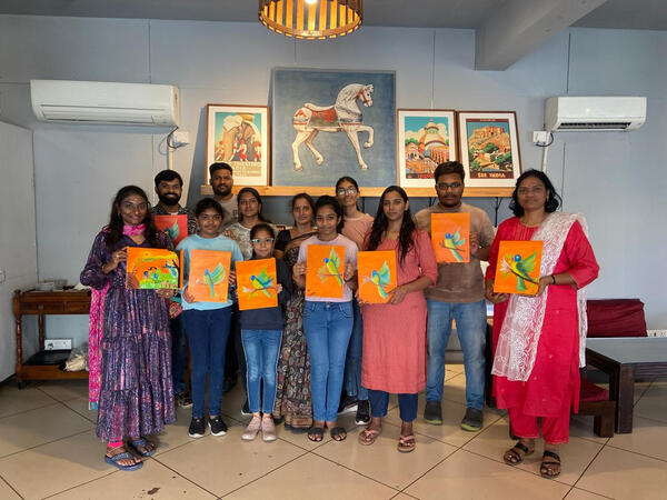 Acrylic painting workshop